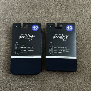 Densely & Co Ladies Opaque Tights - TWO PAIR